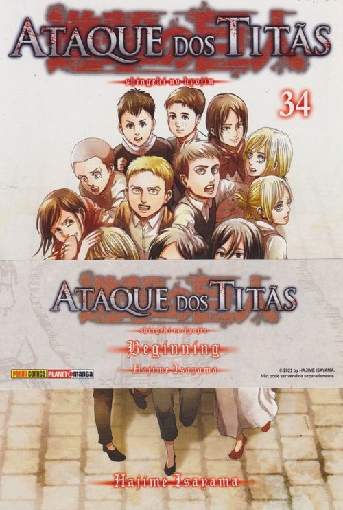Ataque dos Titãs # 34 - COM O BRINDE ORIGINAL (Beginning)