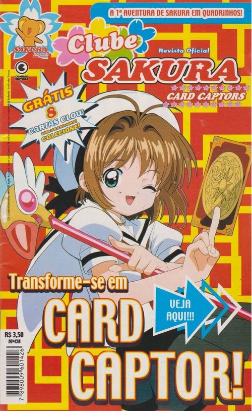 Clube Sakura Card Captors # 1 - COM O BRINDE ORIGINAL