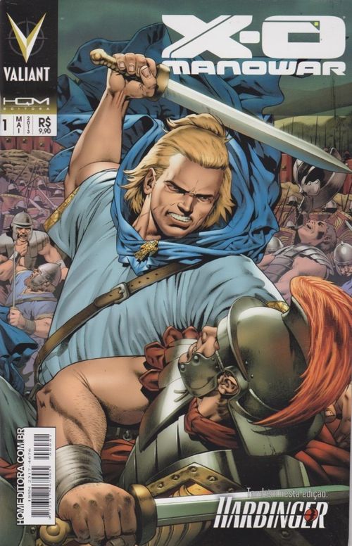 X-O Manowar # 01 (Capa Variante B)