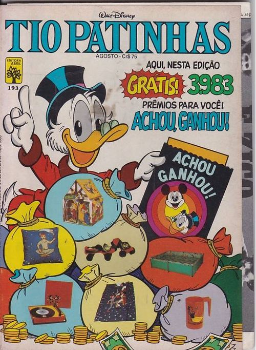 Tio Patinhas # 193 - COM O BRINDE ORIGINAL