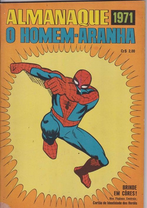 Almanaque do Homem Aranha 1971 - COM O BRINDE ORIGINAL