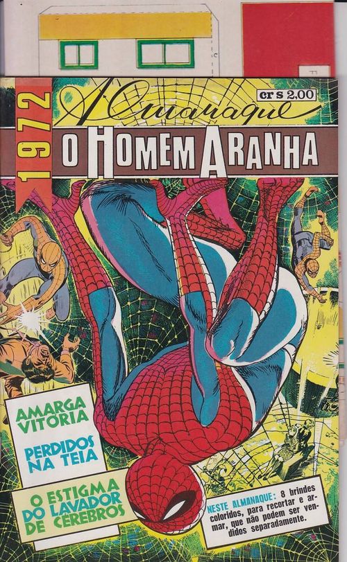 Almanaque do Homem Aranha 1972 - COM O BRINDE ORIGINAL