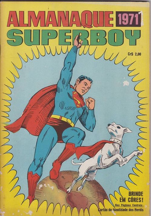 Almanaque Superboy # 1971 - COM O BRINDE ORIGINAL