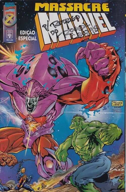 Massacre Marvel - AUTROGRAFADO por Roger Cruz
