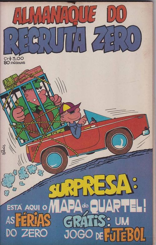 Almanaque do Recruta Zero (1973) - COM O BRINDE ORIGINAL