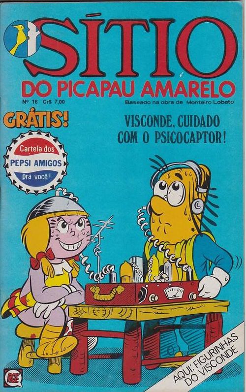 Sítio do Picapau Amarelo - 1ª Série # 16 - COM O BRINDE ORIGINAL