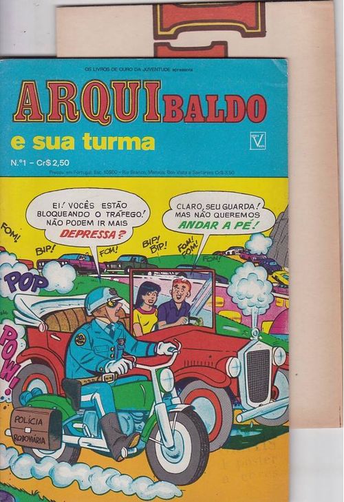 Arquibaldo e Sua Turma # 01 - COM O BRINDE ORIGINAL