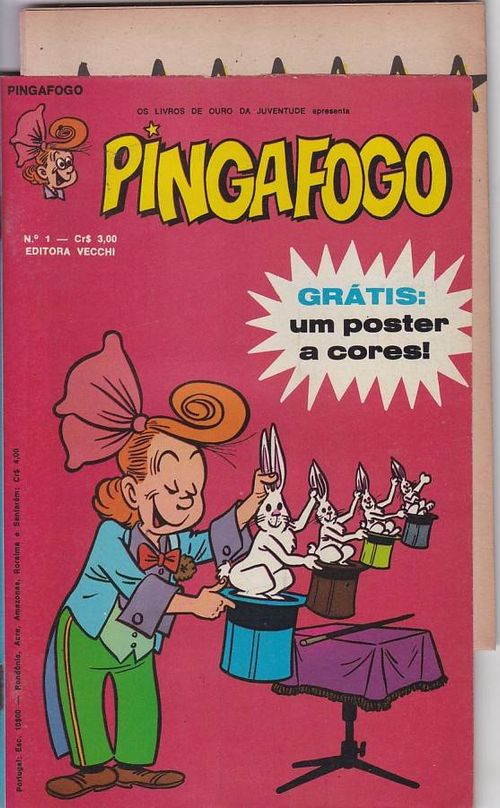 Pingafogo # 1 - COM O BRINDE ORIGINAL