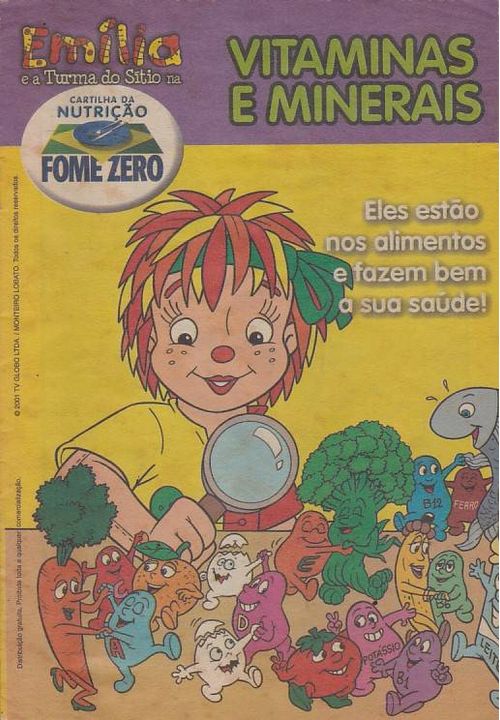 Emília e A Turma do Sítio - Vitaminas e Minerais
