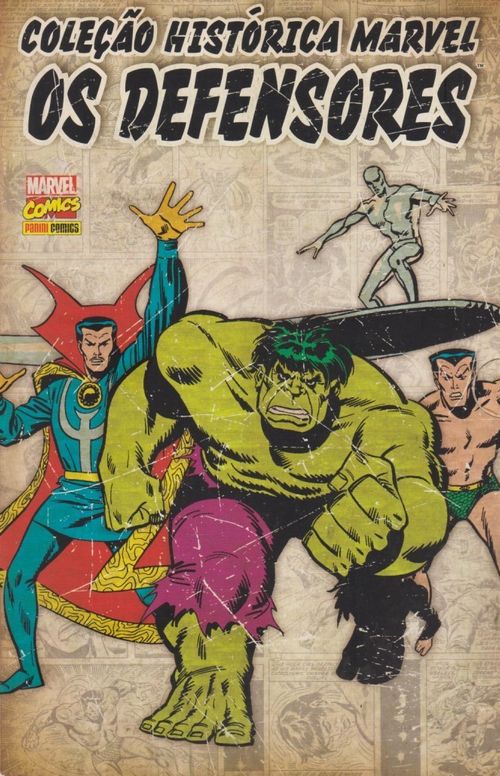 Coleção Histórica Marvel - Os Defensores - Volumes 1 ao 4 (BOX ORIGINAL)