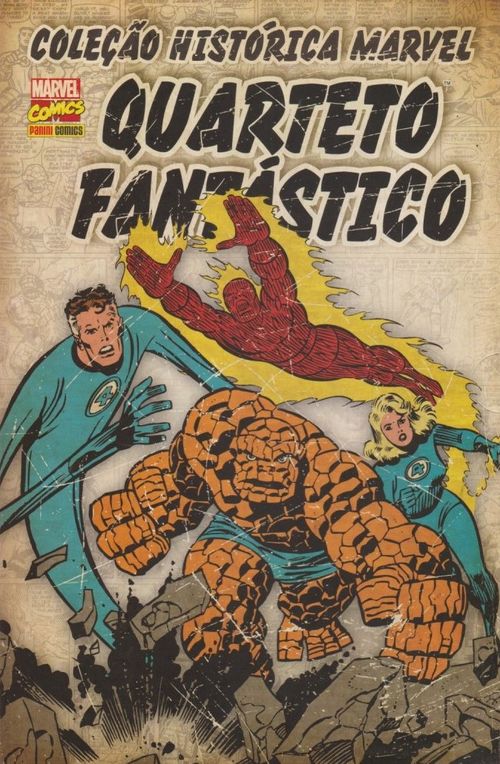 Coleção Histórica Marvel - Quarteto Fantástico - Volumes 1 ao 4 (BOX ORIGINAL)