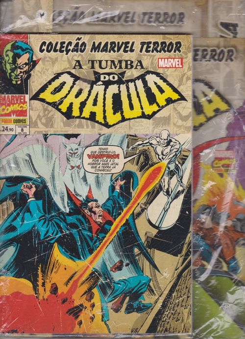 Coleção Marvel Terror - A Tumba do Drácula # 8 - COM O BRINDE ORIGINAL