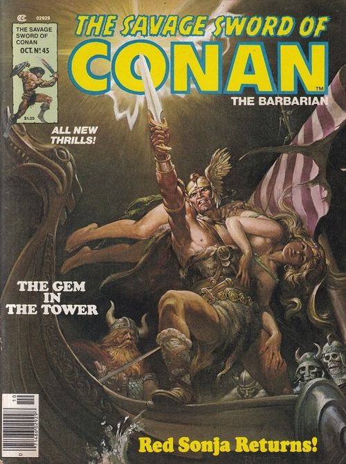 Savage Sword of Conan # 45