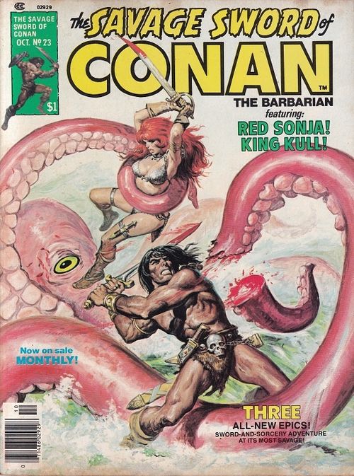 Savage Sword of Conan # 23