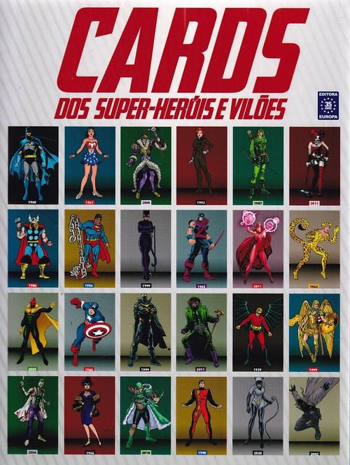 Cards dos Super-Heróis e Vilões