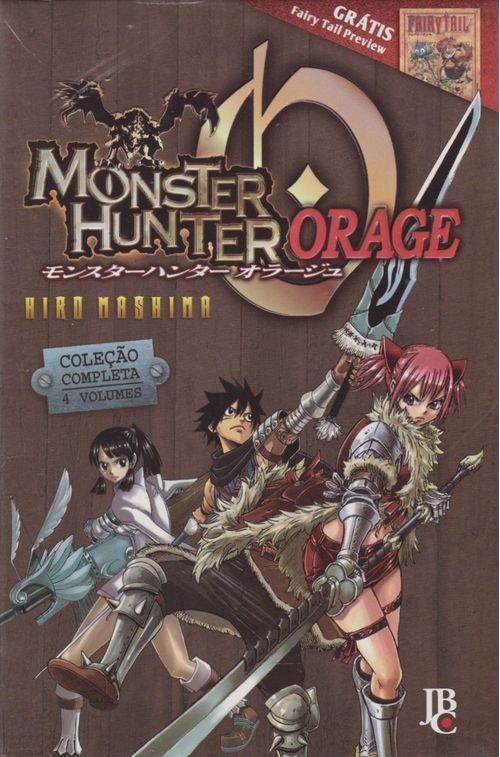 Monster Hunter Orage - Coleção Completa - 4 Volumes (BOX ORIGINAL)