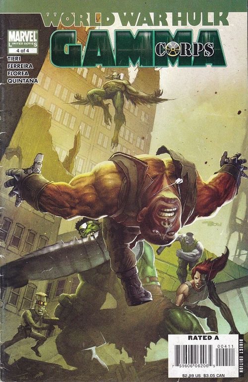 World War Hulk Gamma Corps # 4