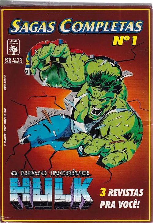 Sagas Completas # 1 - COM O BRINDE ORIGINAL - BOX ORIGINAL DA ÉPOCA