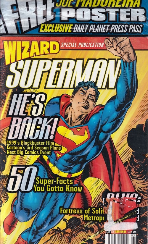 Wizard Superman Special # 1 - COM O BRINDE ORIGINAL