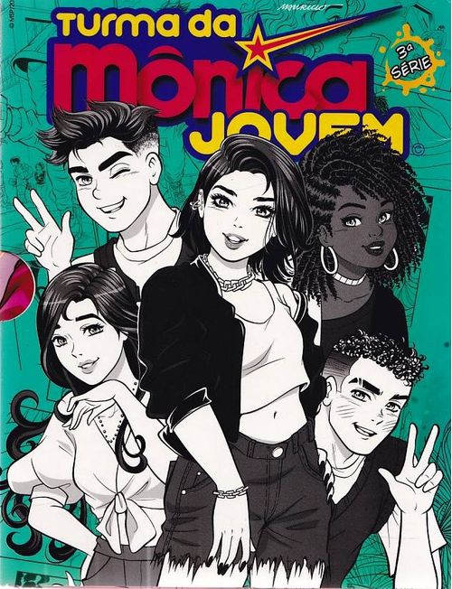 Turma da Mônica Jovem - 3ª Série - COM O BOX ORIGINAL DA ÉPOCA