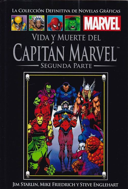 Colección Definitiva de Novelas Gráficas # 025 - Vida y Muerte Del Capitán Marvel - Segunda Parte