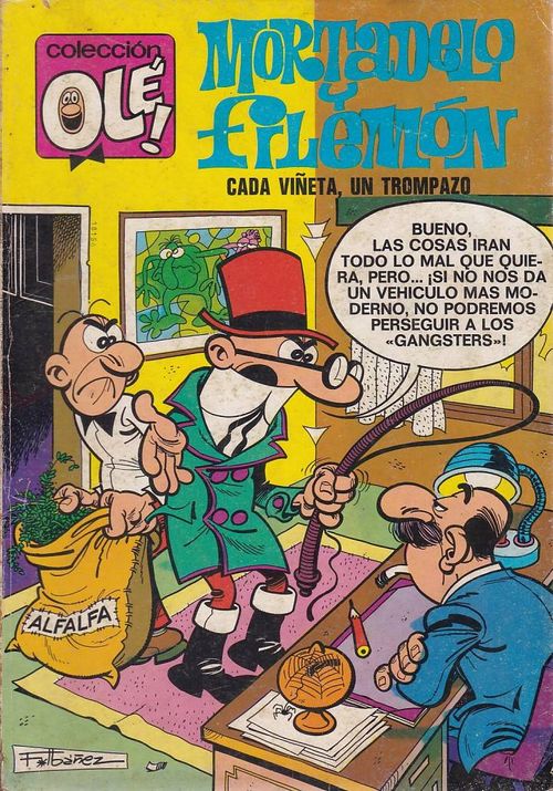 Colección Olé # 086 - Mortadelo y Filemón - Cada Viñeta, Um Trompazo