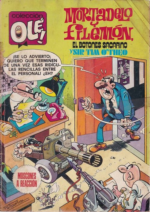 Colección Olé # 175 - Mortadelo y Filemón - El Botonoes - Moscones