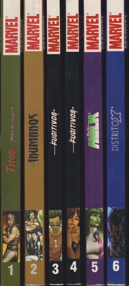 Coleção Panini Pocket - Volumes 1 ao 6 (BOX ORIGINAL)