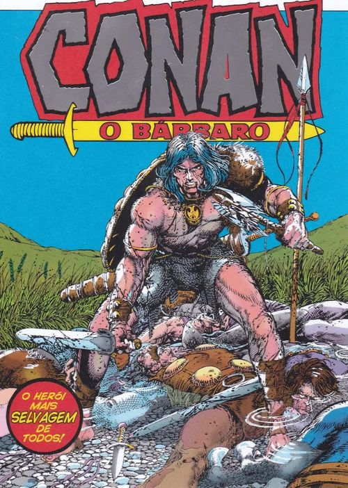 Arte Marvel de Conan - O Bárbaro (NÃO INCLUI A ESTÁTUA)