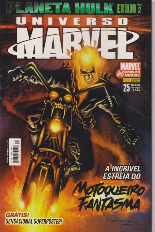 Universo Marvel - 1ª Série # 25 - COM O BRINDE ORIGINAL