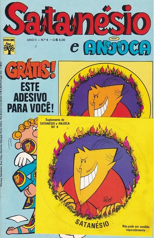 Satanésio # 4 - COM O BRINDE ORIGINAL