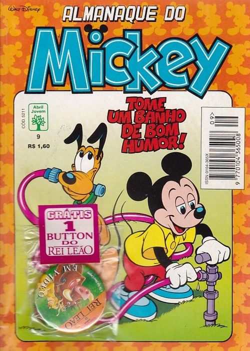Almanaque do Mickey - 1ª Série # 09 - COM O BRINDE ORIGINAL