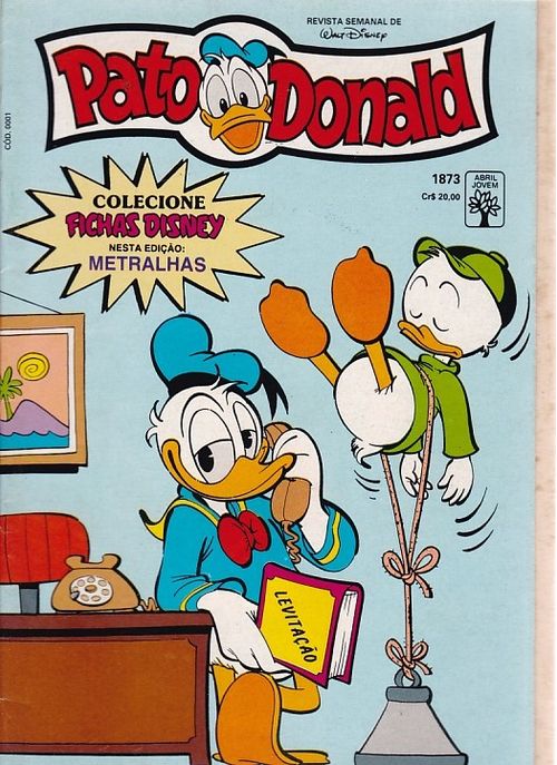 Pato Donald # 1873 - COM O BRINDE ORIGINAL